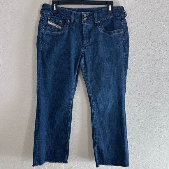 Diesel Ladies Ronhar 008DR Raw Hem Jeans - Picture 1 of 7